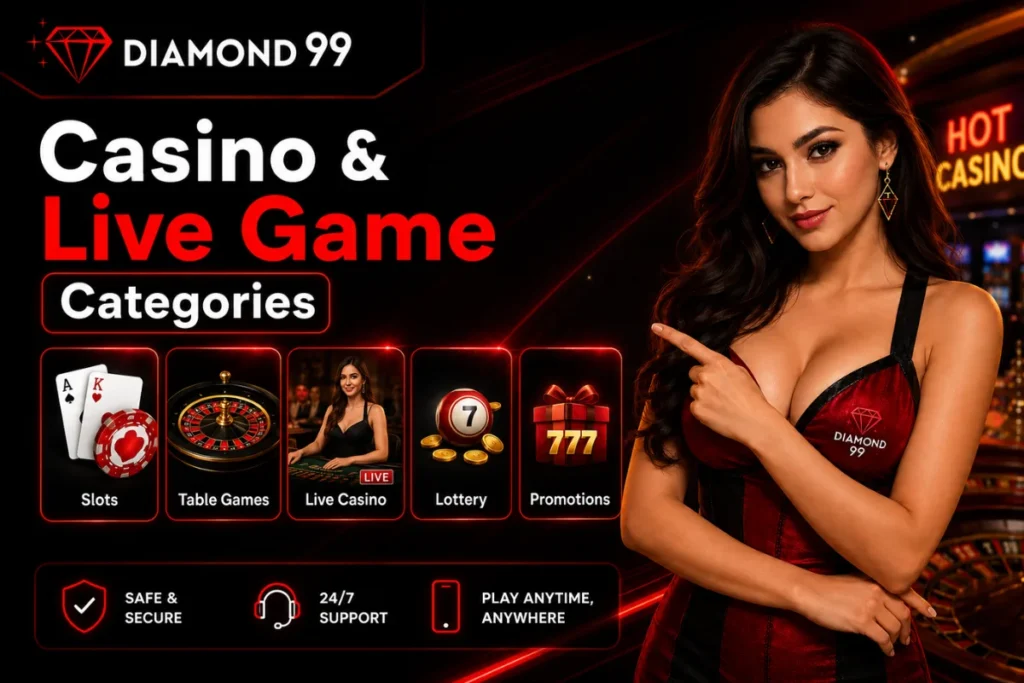 Casino and Live Game Categories​